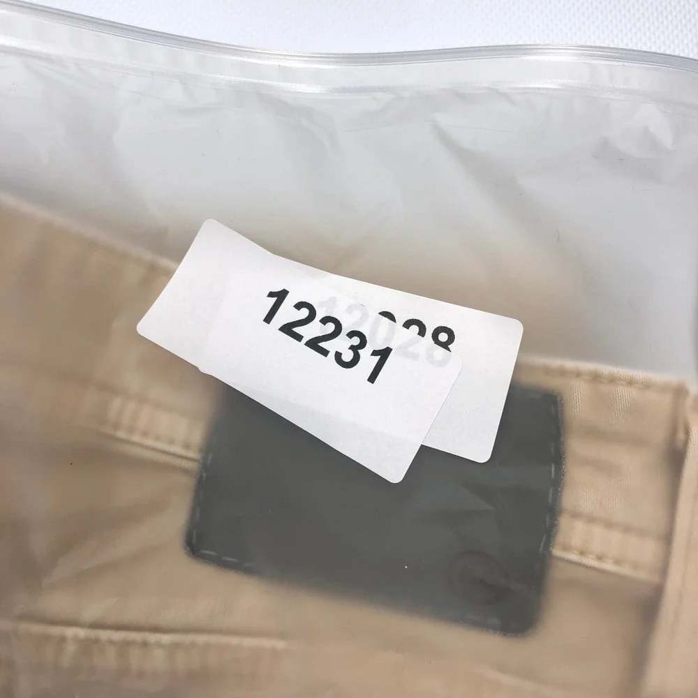 AG Adriano Goldschmied The Graduate Tailored Leg Tan Khaki Pants 34x32 Mens